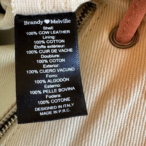 Like New Brandy Melville Pink Suede Mini Backpack, Drawstring/Snap Closure - Picture 11 of 14